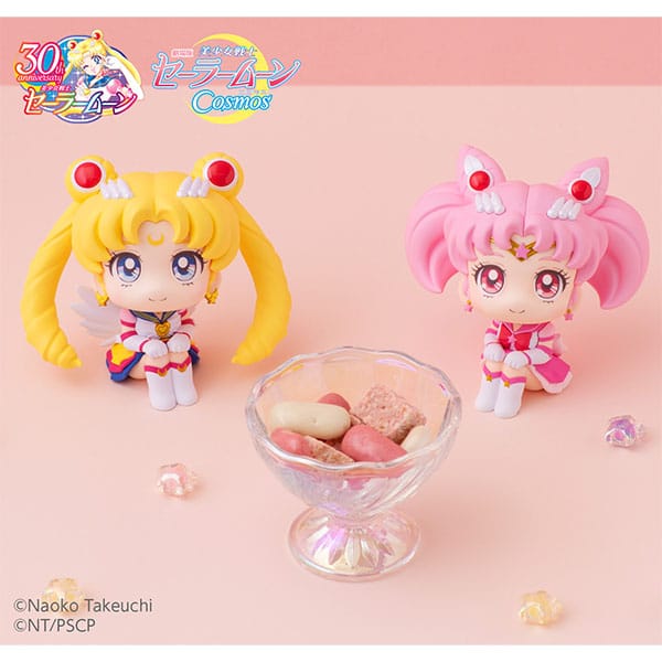 Sailor Moon Cosmos The Movie Look Up PVC Statue Eternal Sailor Chibi Moon 11 cm