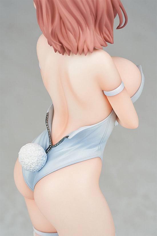 Ikomochi Original Character Statues 1/6 Black Bunny Aoi &amp; White Bunny Natsume 30 - 31 cm
