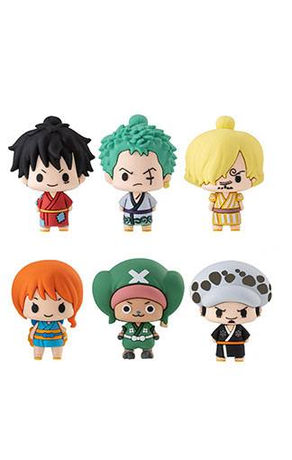 One Piece Chokorin Mascot Series Trading Figure 5 cm Wano Country Edition Assortment (6)