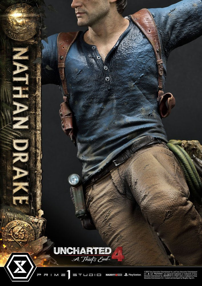 Uncharted 4: A Thief&#39;s End Ultimate Premium Masterline Statue 1/4 Nathan Drake 69 cm