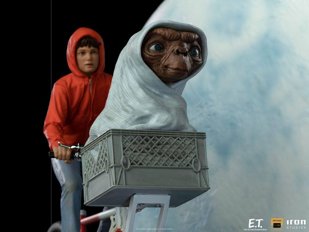 E.T. the Extra-Terrestrial Deluxe Art Scale Statue 1/10 E.T. &amp; Elliot 27 cm