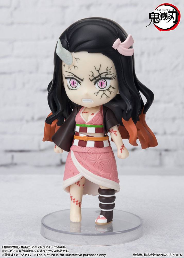 Demon Slayer: Kimetsu no Yaiba Figuarts mini Action Figure Nezuko Kamado Demon Form Advancing Ver. 9 cm