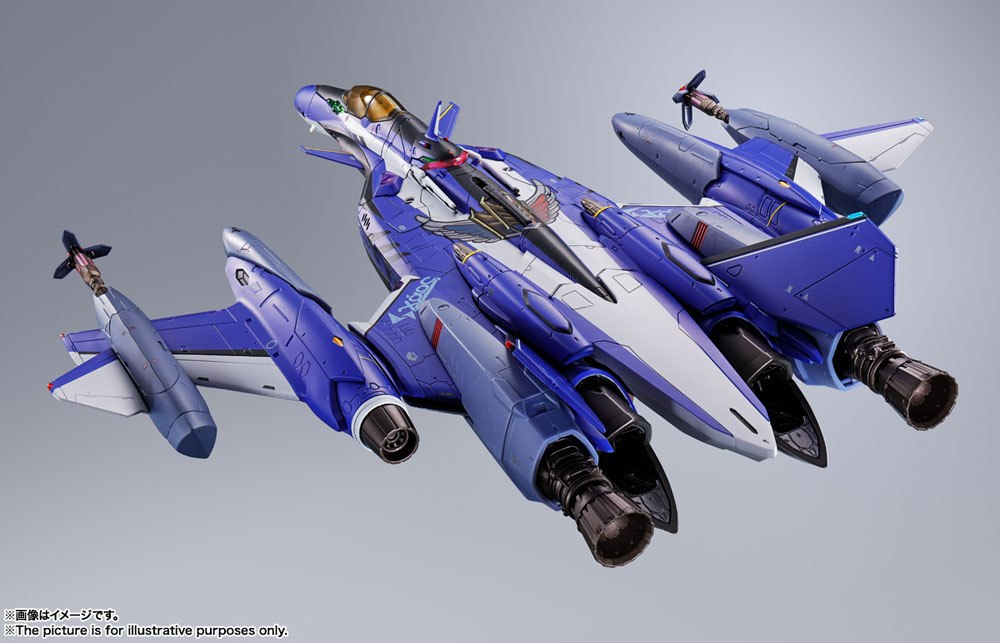 Macross Movie: Absolut Live DX Chogokin Diecast Action Figure YF-29 Durandal (Maximilian Genius) Full Set Pack 22 cm