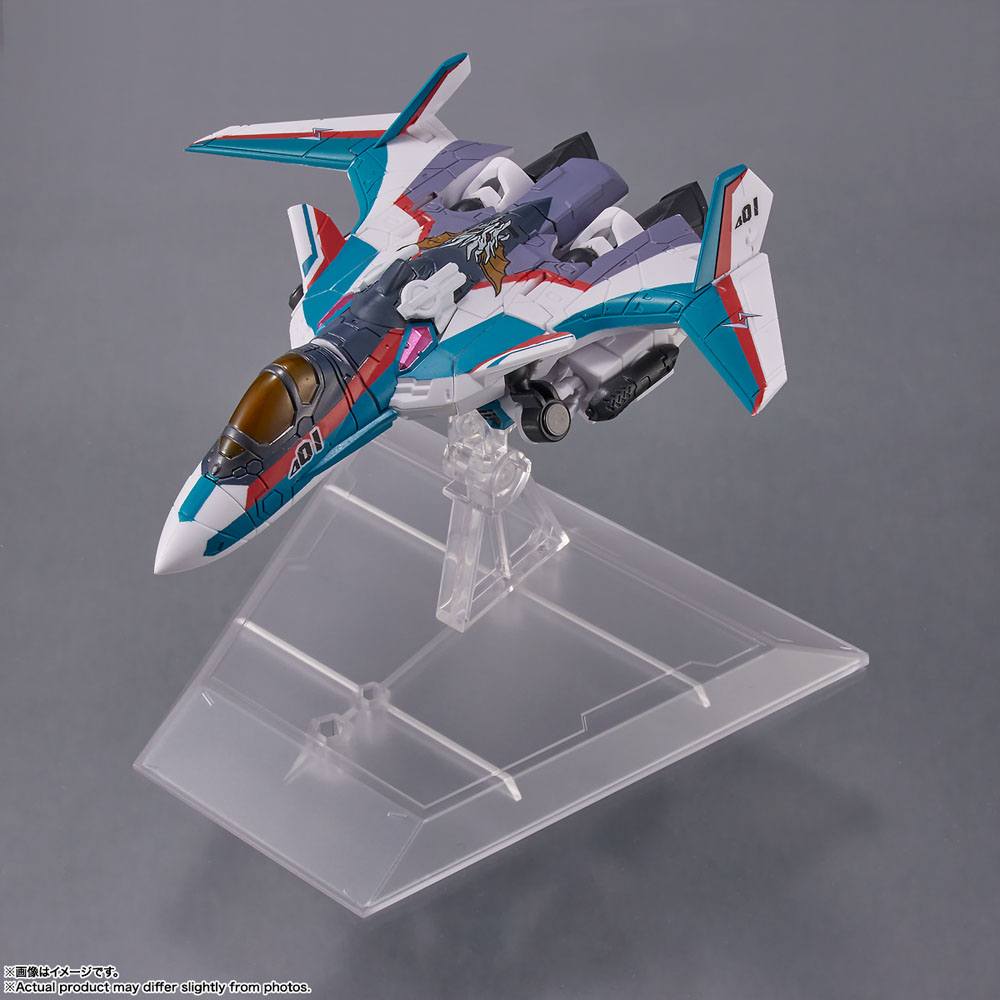 Macross Delta Tiny Session Vehicle mit Action Figure VF-31C Siegfried (Arad Mölders Use) with Mikumo Guynemer 10 cm