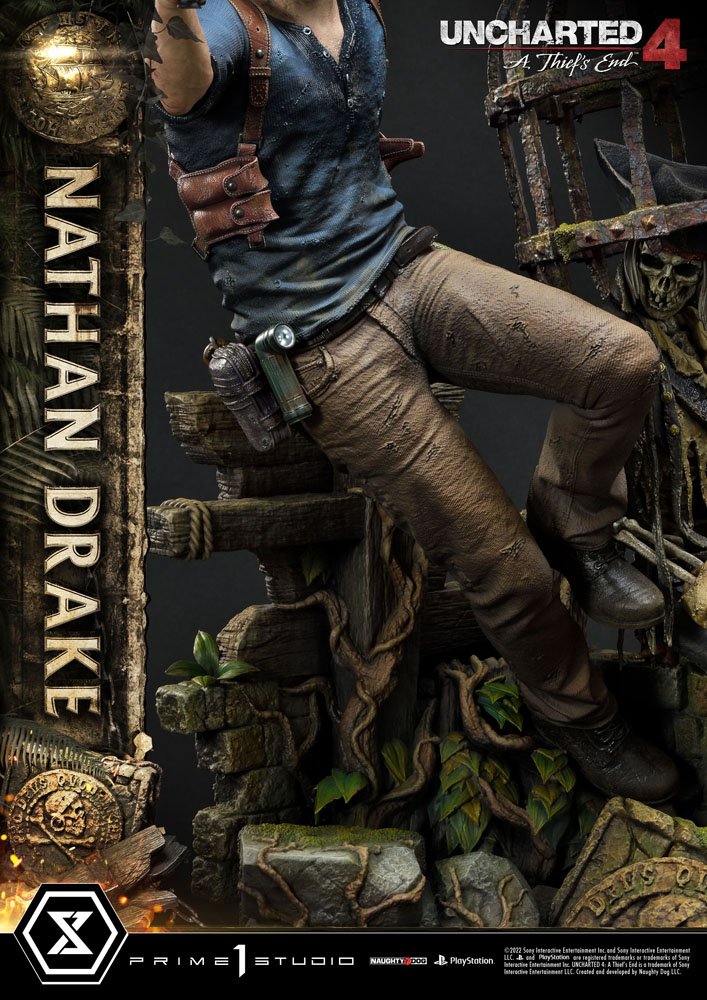 Uncharted 4: A Thief&#39;s End Ultimate Premium Masterline Statue 1/4 Nathan Drake 69 cm