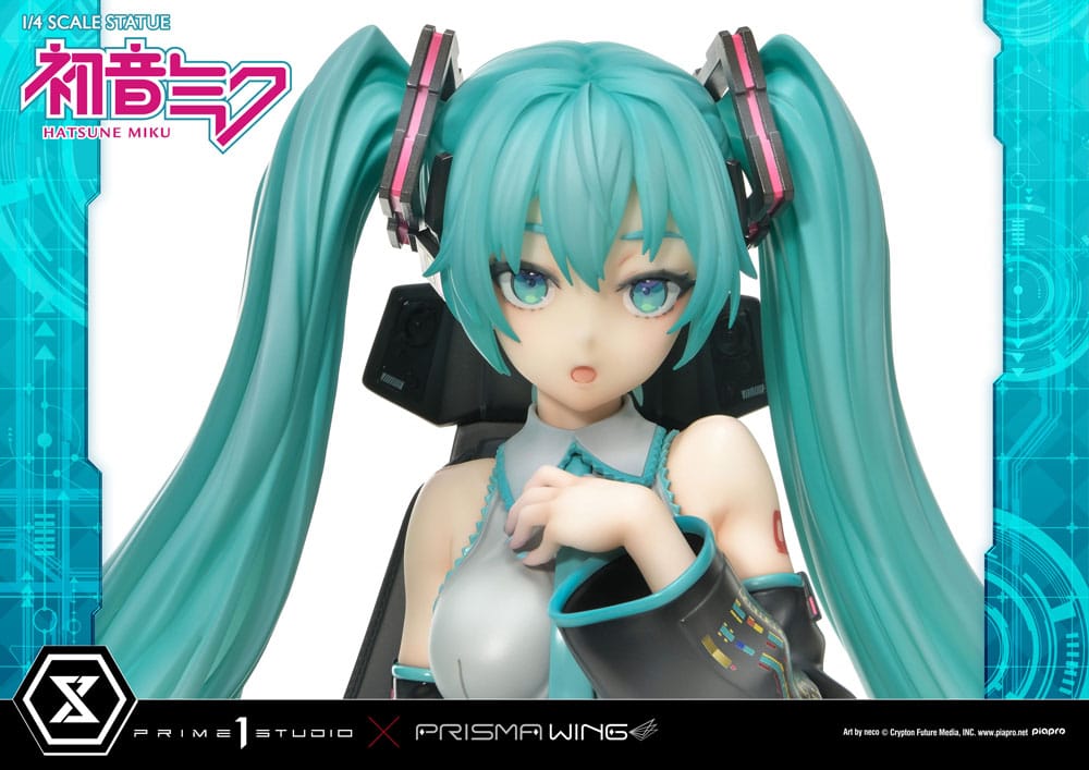 Hatsune Miku Prisma Wing PVC Statue 1/4 Hatsune Miku Art by neco 34 cm