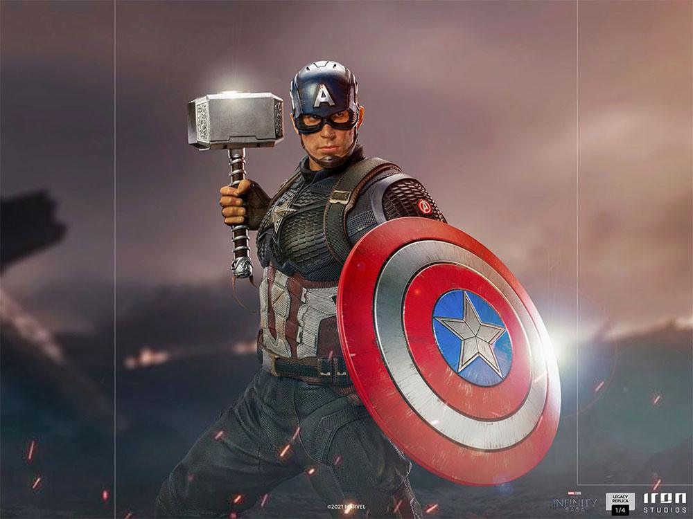 Avengers Infinity Saga Legacy Replica Statue 1/4 Captain America 56 cm