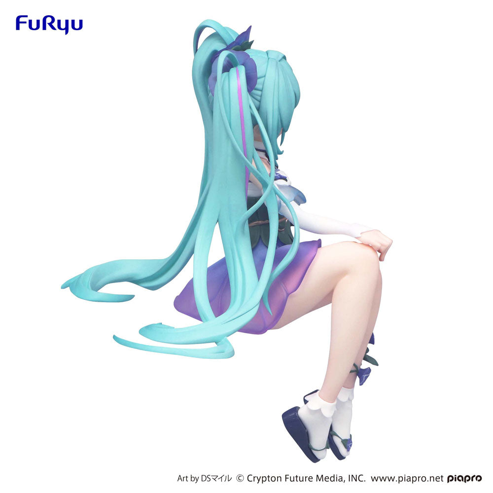 Hatsune Miku Noodle Stopper PVC Statue Miku Flower Fairy Morning Glory 14 cm