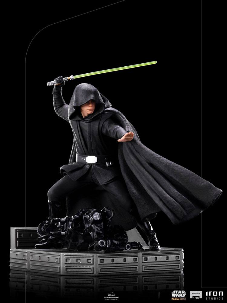 Star Wars The Mandalorian BDS Art Scale Statue 1/10 Luke Skywalker Combat Version 24 cm