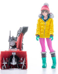 Original Character Plastic Model Kit 1/20 PLAMAX MF-62 minimum factory Minori with Honda Small Snow Plow HSS1170n (JX) 9 cm