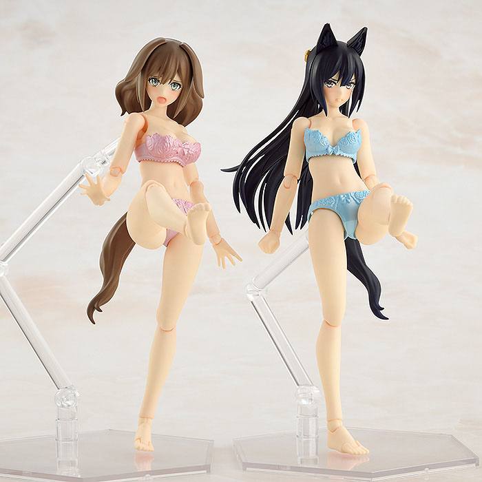 Guilty Princess Plastic Model Kit PLAMAX GP-05 Guilty Princess Underwear Body Girl Jelly 16 cm