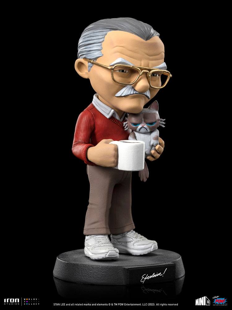 Stan Lee Mini Co. PVC Figure Stan Lee with Grumpy Cat 14 cm