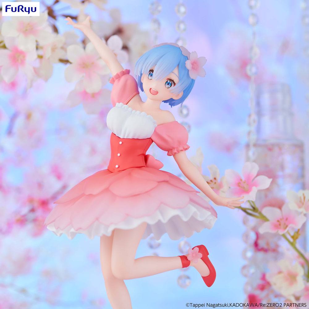 Re: Zero Trio-Try-iT PVC Statue Rem /Cherry Blossoms 21 cm