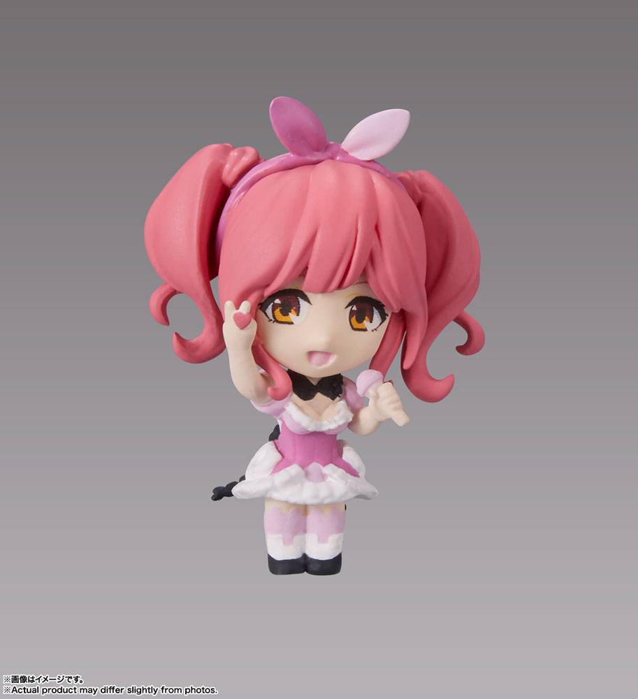 Macross Delta Tiny Session Vehicle mit Action Figure VF-31C Siegfried (Mirage Farina Jenius Use) with Makina Nakajima 10 cm