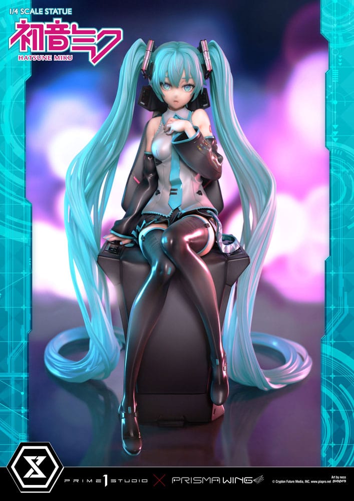 Hatsune Miku Prisma Wing PVC Statue 1/4 Hatsune Miku Art by neco 34 cm