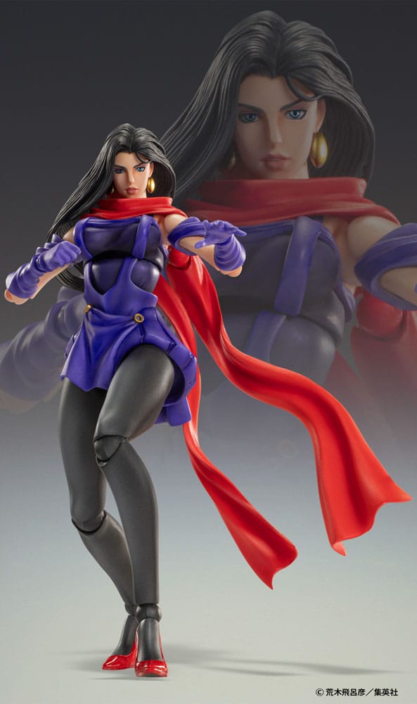 JoJo&#39;s Bizarre Adventure Part 2: Battle Tendency Action Figure Chozokado (Lisa Lisa) 15 cm