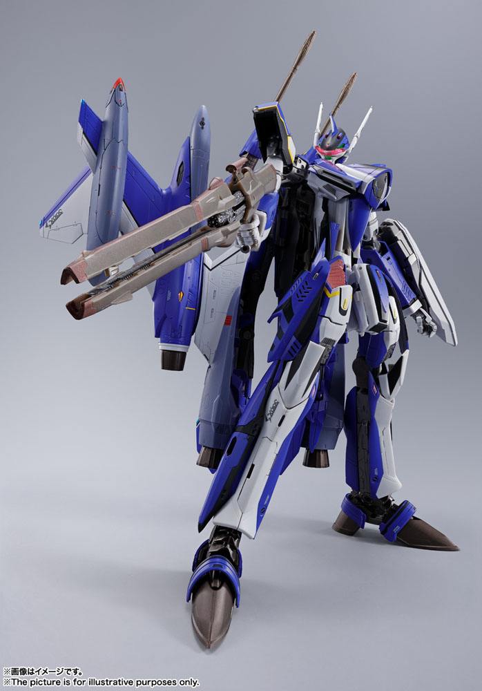 Macross Movie: Absolut Live DX Chogokin Diecast Action Figure YF-29 Durandal (Maximilian Genius) Full Set Pack 22 cm