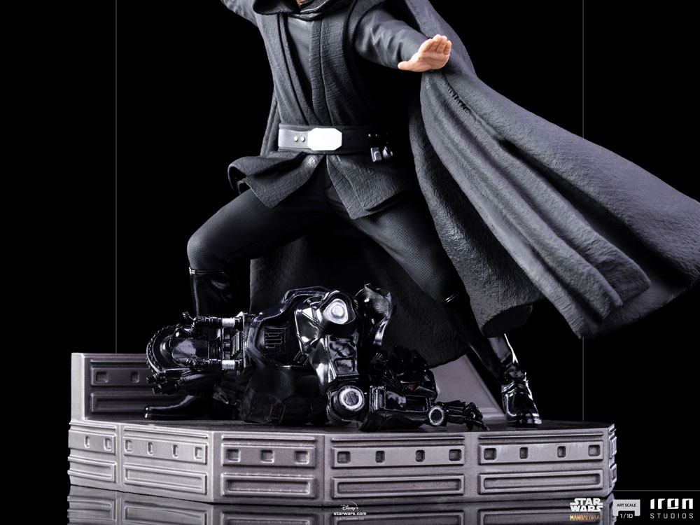 Star Wars The Mandalorian BDS Art Scale Statue 1/10 Luke Skywalker Combat Version 24 cm