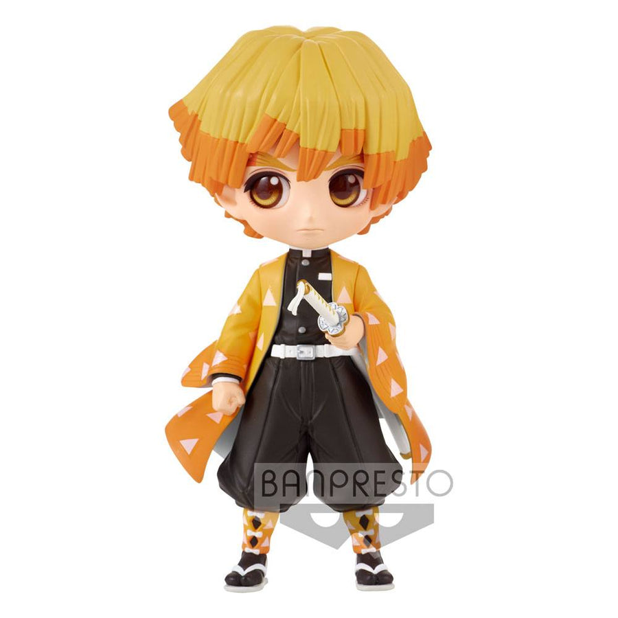 Demon Slayer Kimetsu no Yaiba Q Posket Mini Figure Zenitsu Agatsuma II Ver. A 14 cm