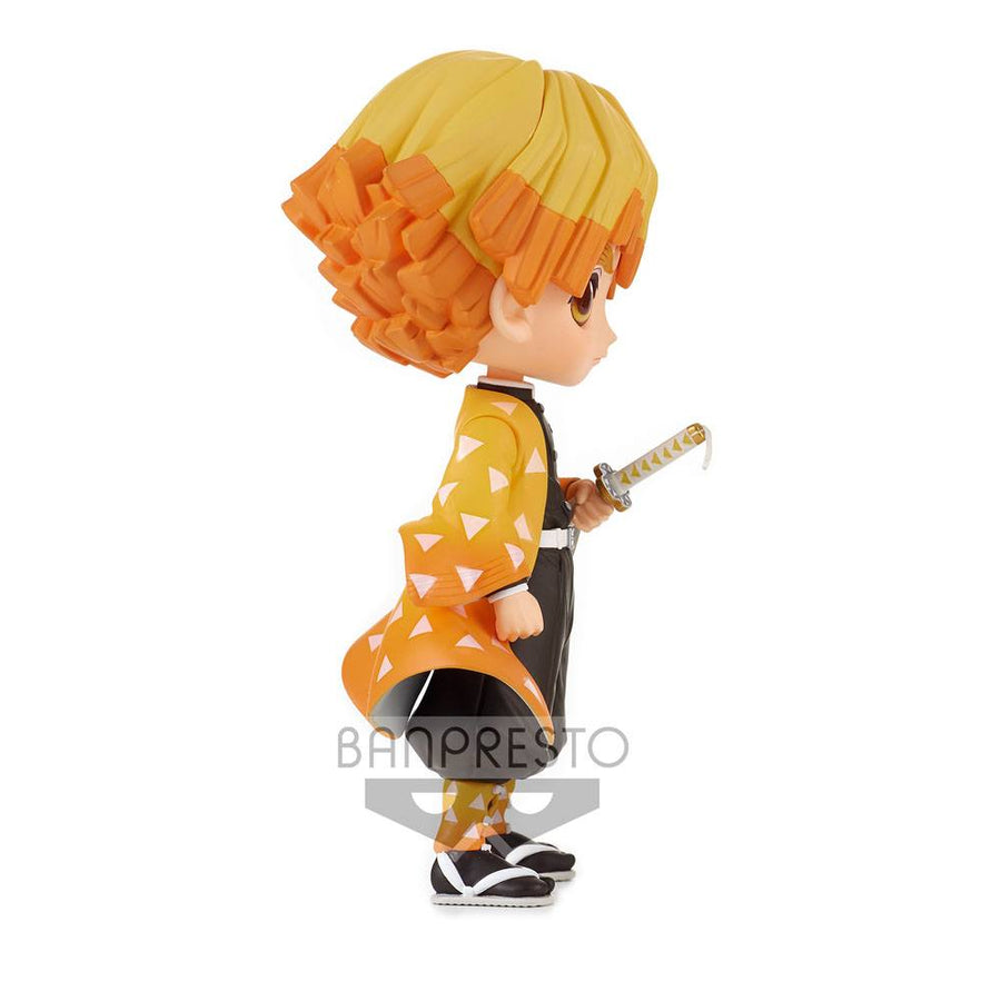 Demon Slayer Kimetsu no Yaiba Q Posket Mini Figure Zenitsu Agatsuma II Ver. A 14 cm