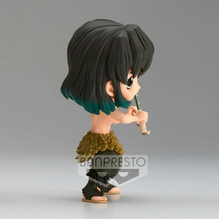 Demon Slayer Kimetsu no Yaiba Q Posket Mini Figure Inosuke Hashibira II Ver. B 13 cm
