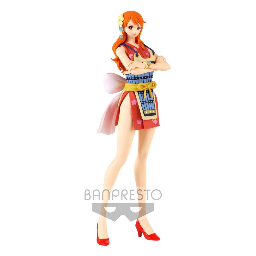 One Piece Glitter &amp; Glamours PVC Statue Nami Wanokuni Style II Ver. A 25 cm
