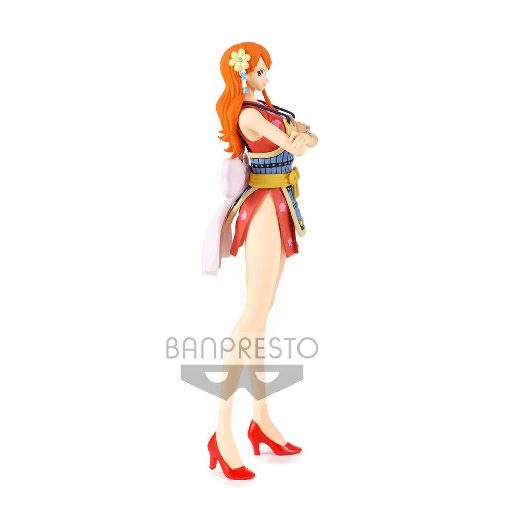 One Piece Glitter &amp; Glamours PVC Statue Nami Wanokuni Style II Ver. A 25 cm