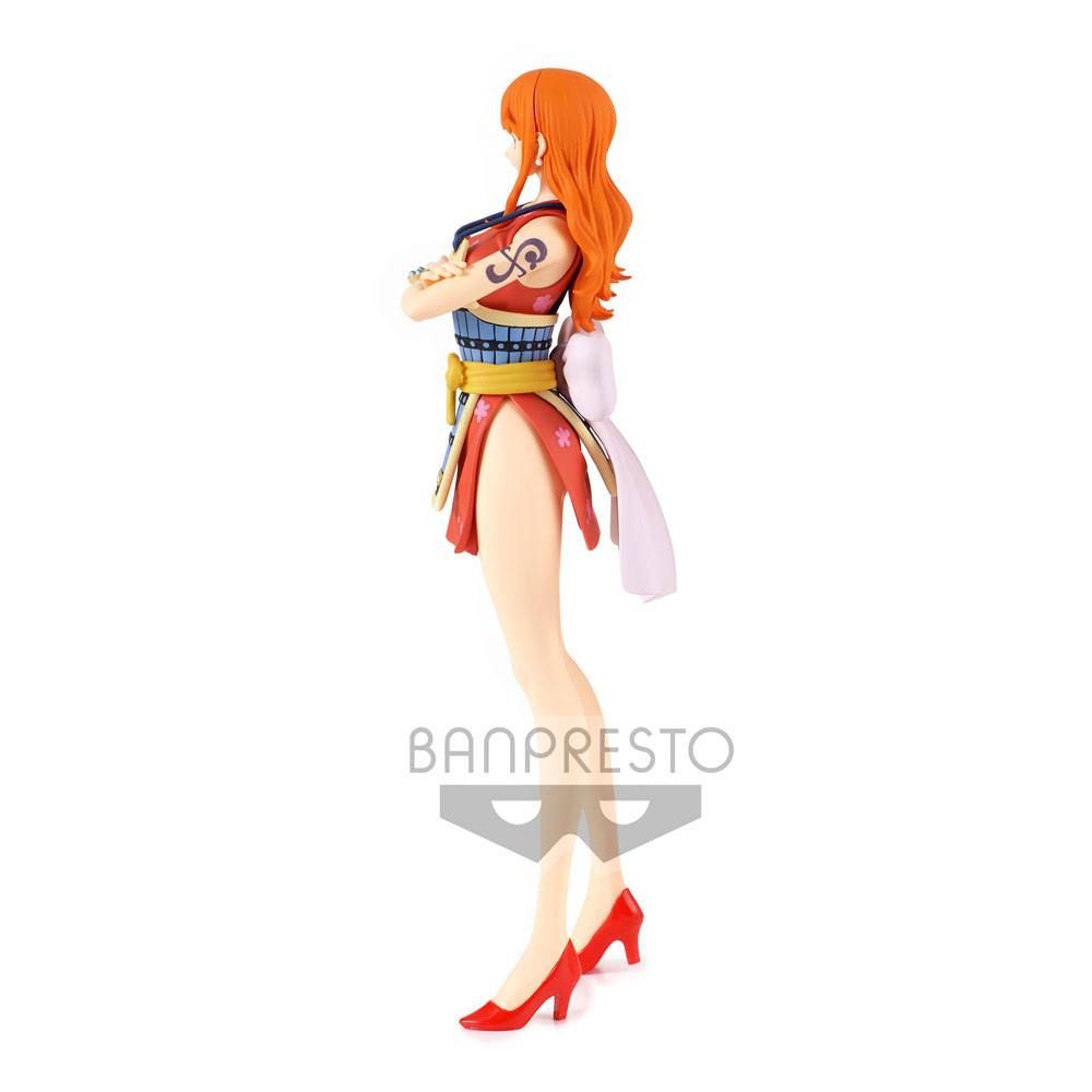 One Piece Glitter &amp; Glamours PVC Statue Nami Wanokuni Style II Ver. A 25 cm