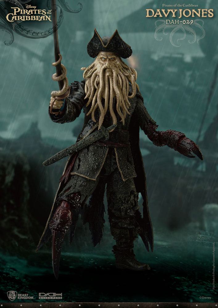 Pirates of the Caribbean - Davy Jones - Dynamic 8ction Heroes Action Figure 20 cm