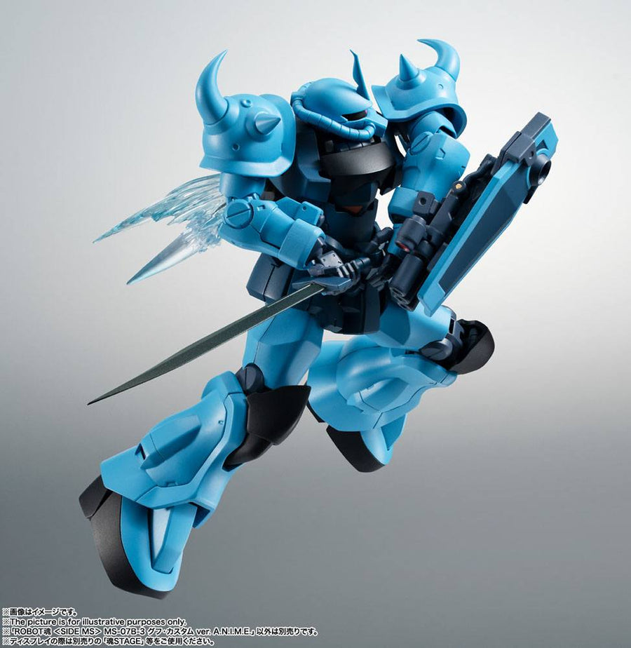 Moblie Suit Gundam Robot Spirits Action Figure (Side MS) MS-07B-3 Gouf Custom ver. ANIME 12 cm