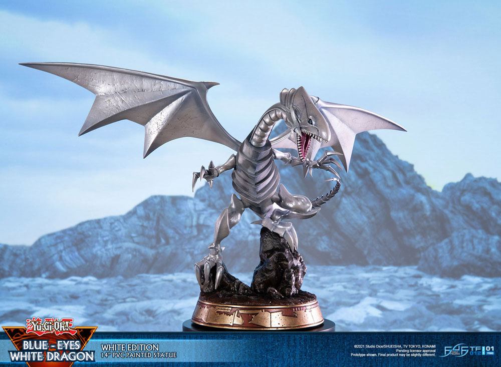 Yu-Gi-Oh! - Blue-Eyes White Dragon White Edition 35 cm