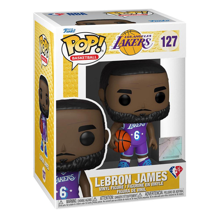 NBA Legends POP! Sports Vinyl Figure Lakers - LeBron James (Yellow Jersey) 9 cm
