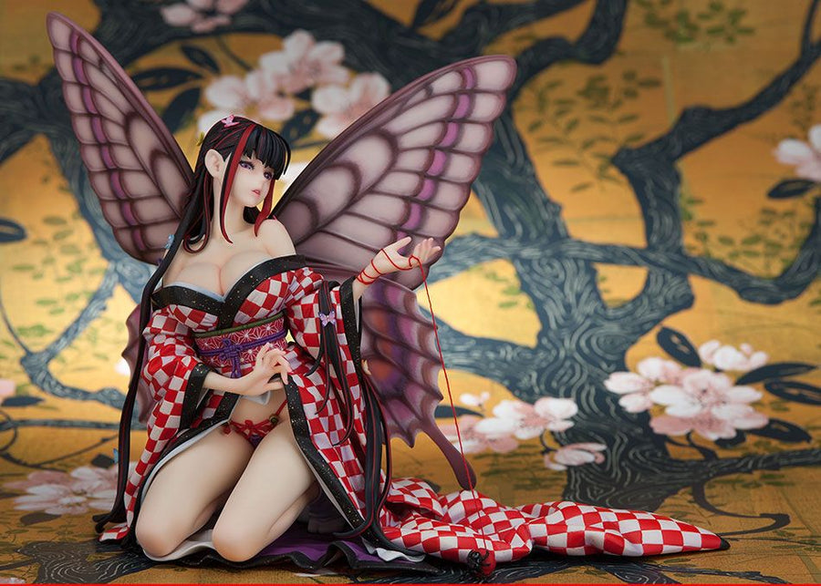 Original Character Hoteri - Red Butterfly Illustration by Jin Happobi 16 cm