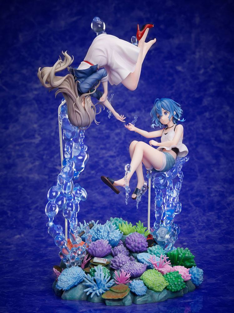 The Aquatope on White Sand PVC Statues 1/7 Kukuru Misakino &amp; Fuka Miyazawa 24 - 34 cm
