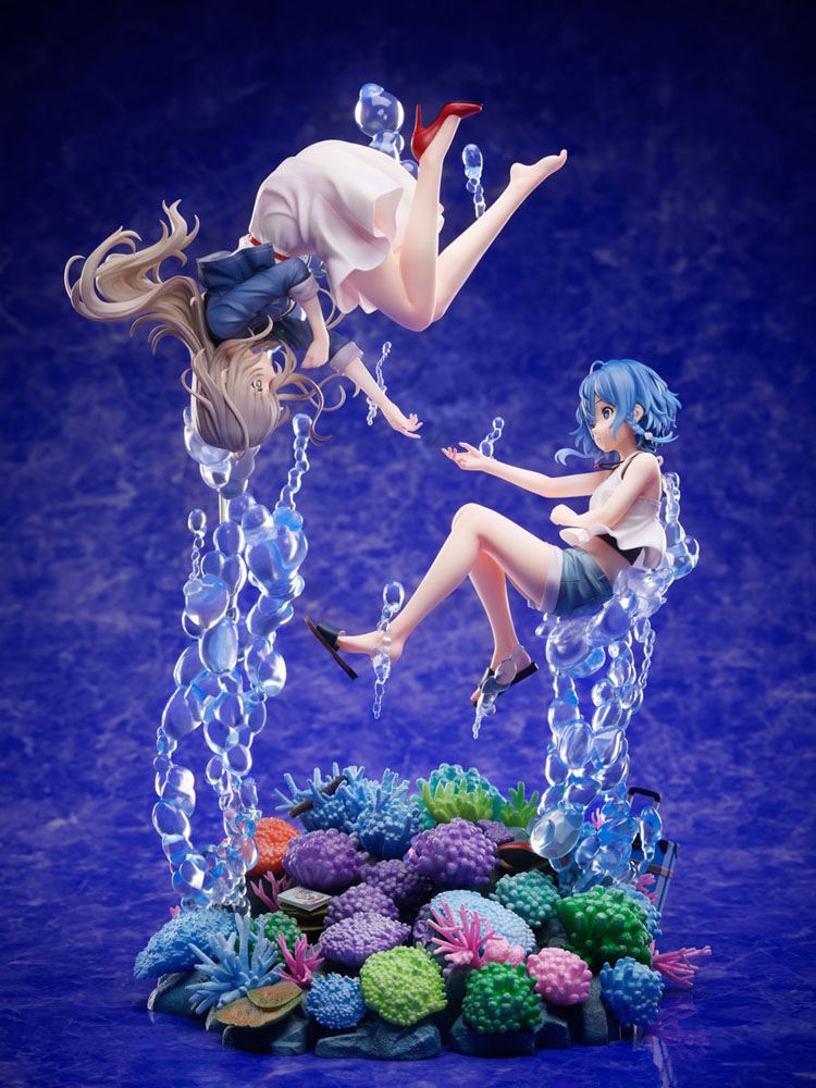 The Aquatope on White Sand PVC Statues 1/7 Kukuru Misakino &amp; Fuka Miyazawa 24 - 34 cm