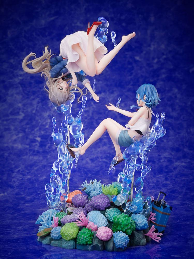 The Aquatope on White Sand PVC Statues 1/7 Kukuru Misakino &amp; Fuka Miyazawa 24 - 34 cm
