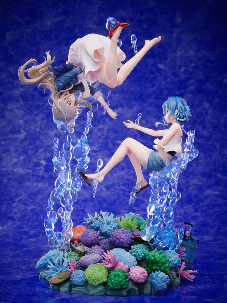 The Aquatope on White Sand PVC Statues 1/7 Kukuru Misakino &amp; Fuka Miyazawa 24 - 34 cm