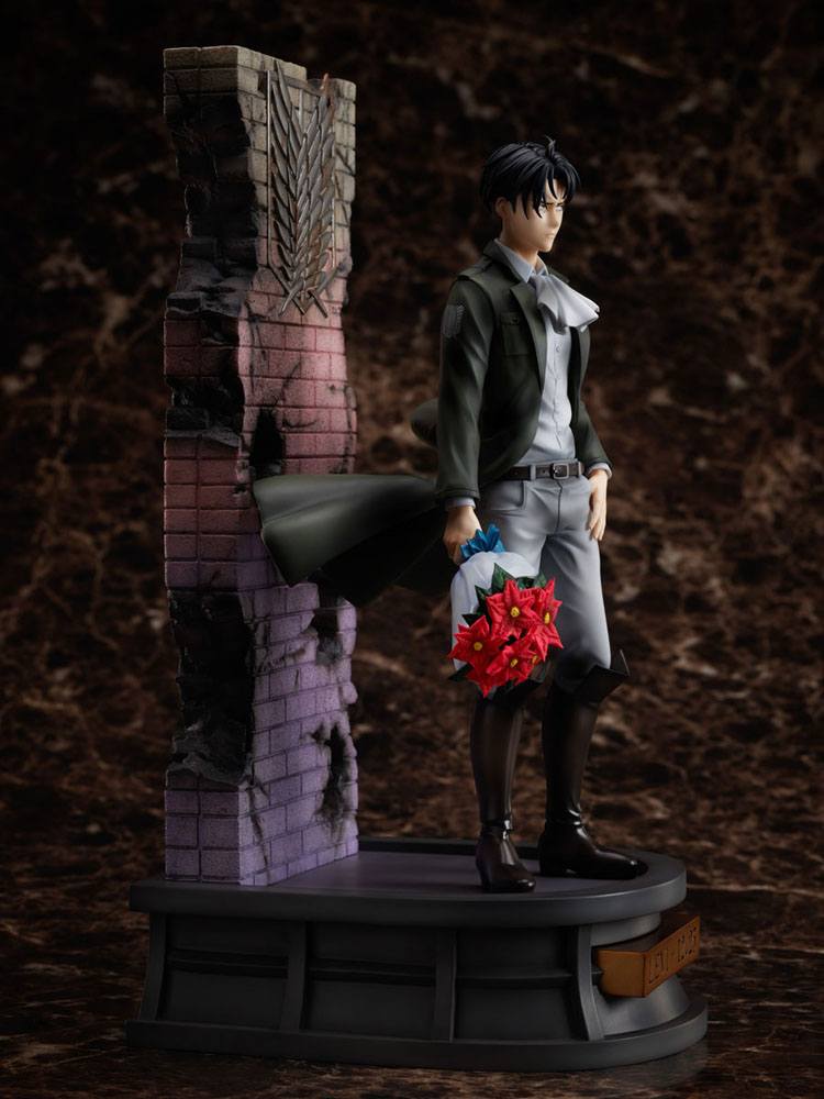 Attack of Titan The Final Season PVC Statue 1/7 Levi Birthday 30 cm