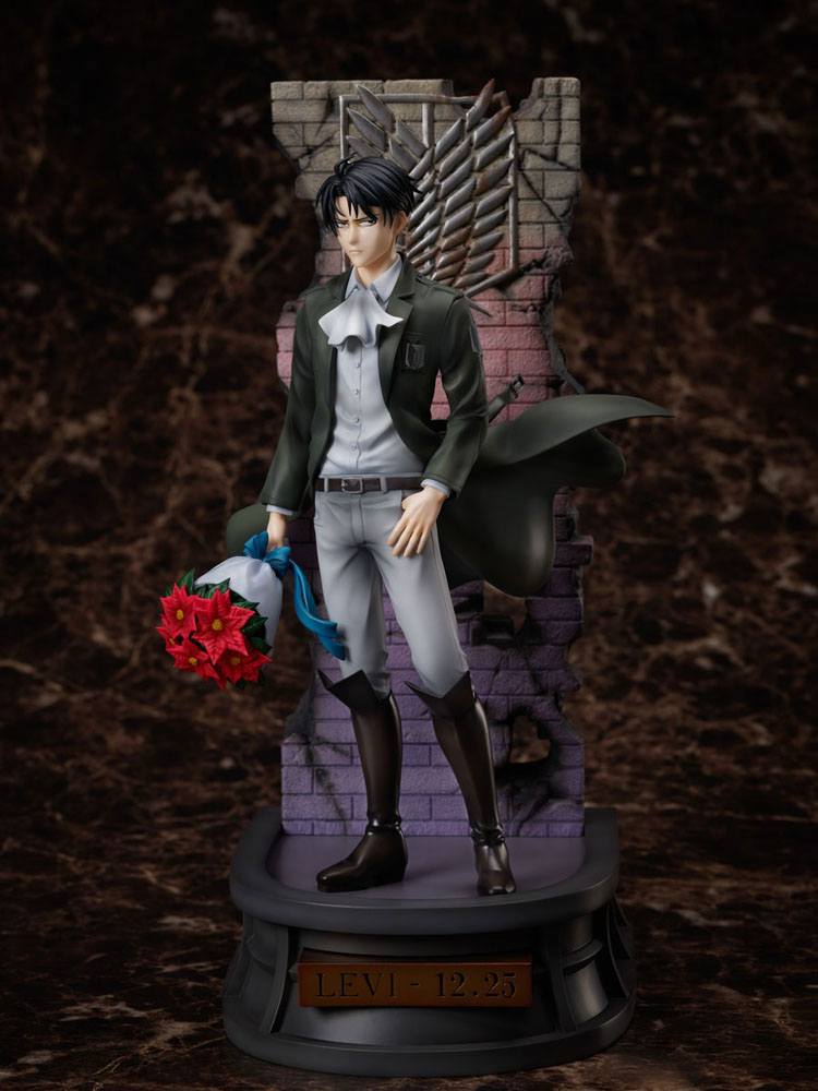 Attack of Titan The Final Season PVC Statue 1/7 Levi Birthday 30 cm