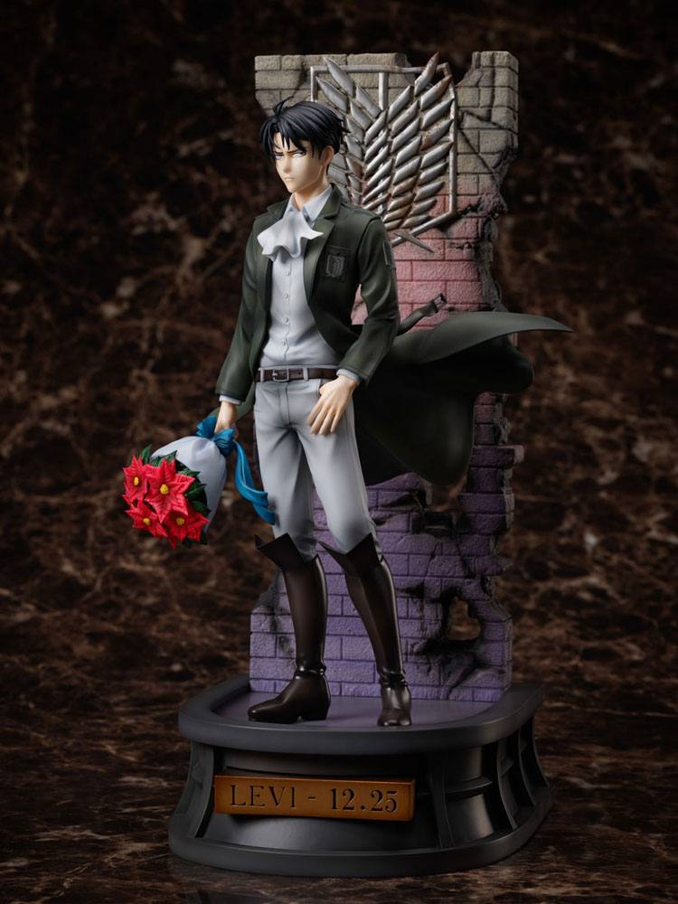 Attack of Titan The Final Season PVC Statue 1/7 Levi Birthday 30 cm
