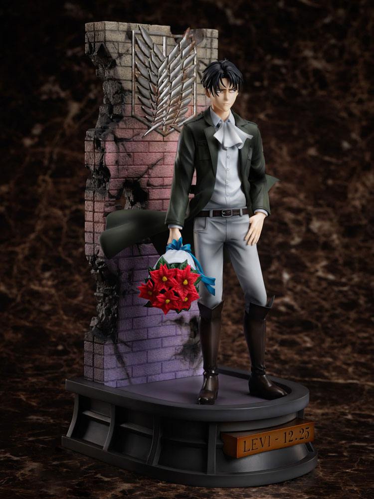 Attack of Titan The Final Season PVC Statue 1/7 Levi Birthday 30 cm