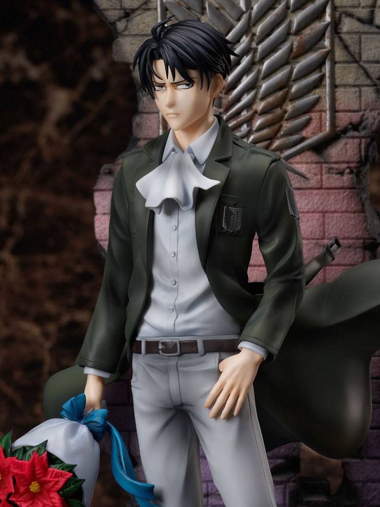 Attack of Titan The Final Season PVC Statue 1/7 Levi Birthday 30 cm
