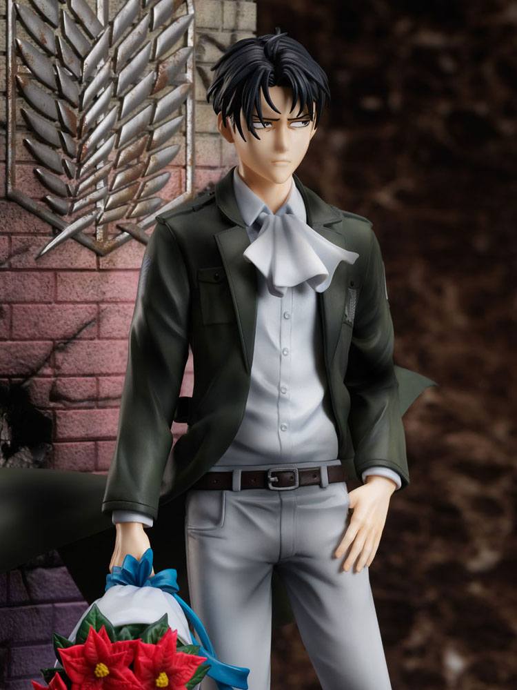 Attack of Titan The Final Season PVC Statue 1/7 Levi Birthday 30 cm