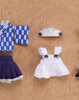 Parts for Nendoroid Doll Original Character - Outfit Set Japanese-Style Maid Blue