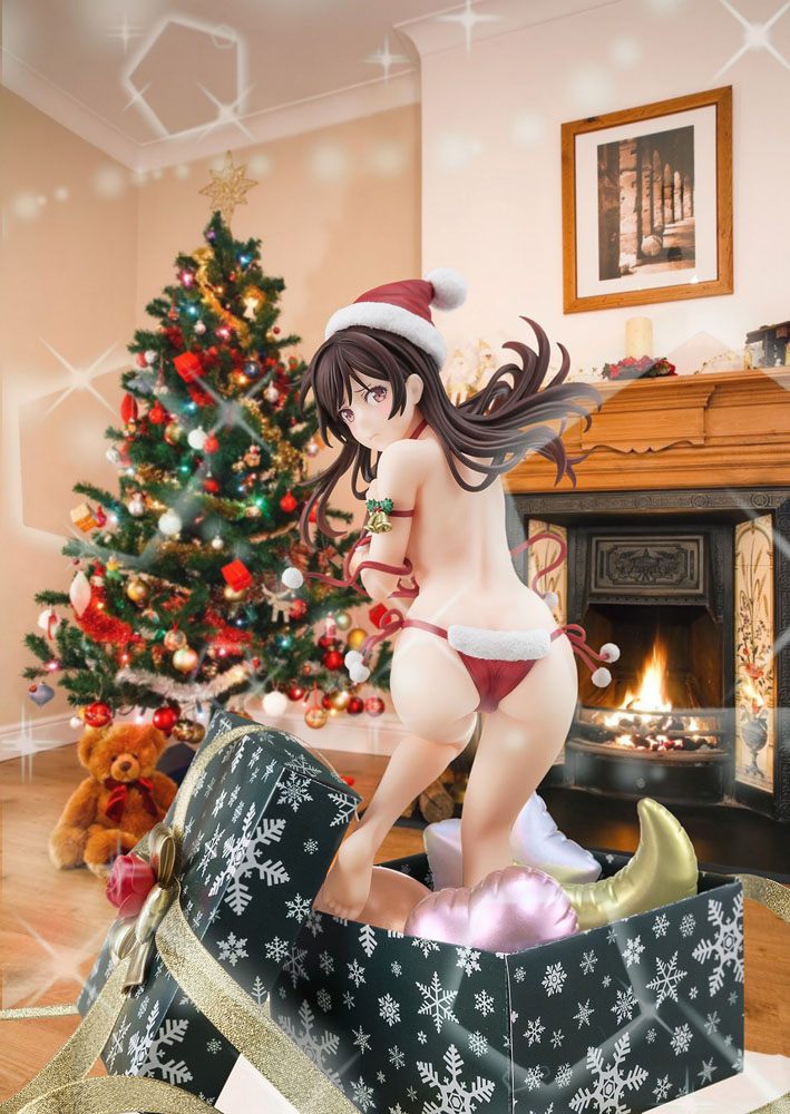 Rent-A-Girlfriend PVC Statue 1/6 Mizuhara Chizuru in a Santa Claus Bikini De Fluffy 24 cm