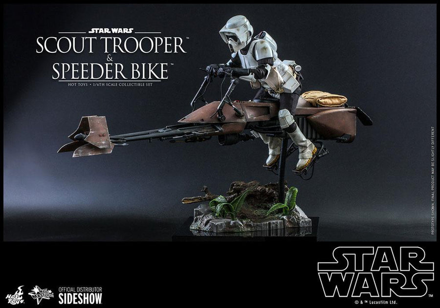Star Wars Episode VI Action Figure 1/6 Scout Trooper & Speeder Bike 30 cm