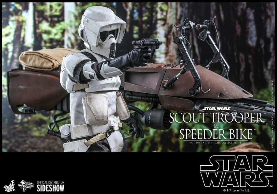 Star Wars Episode VI Action Figure 1/6 Scout Trooper & Speeder Bike 30 cm