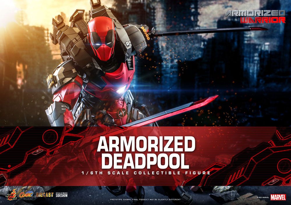 Marvel Comic - Armorized Deadpool - Masterpiece Action Figure 33 cm