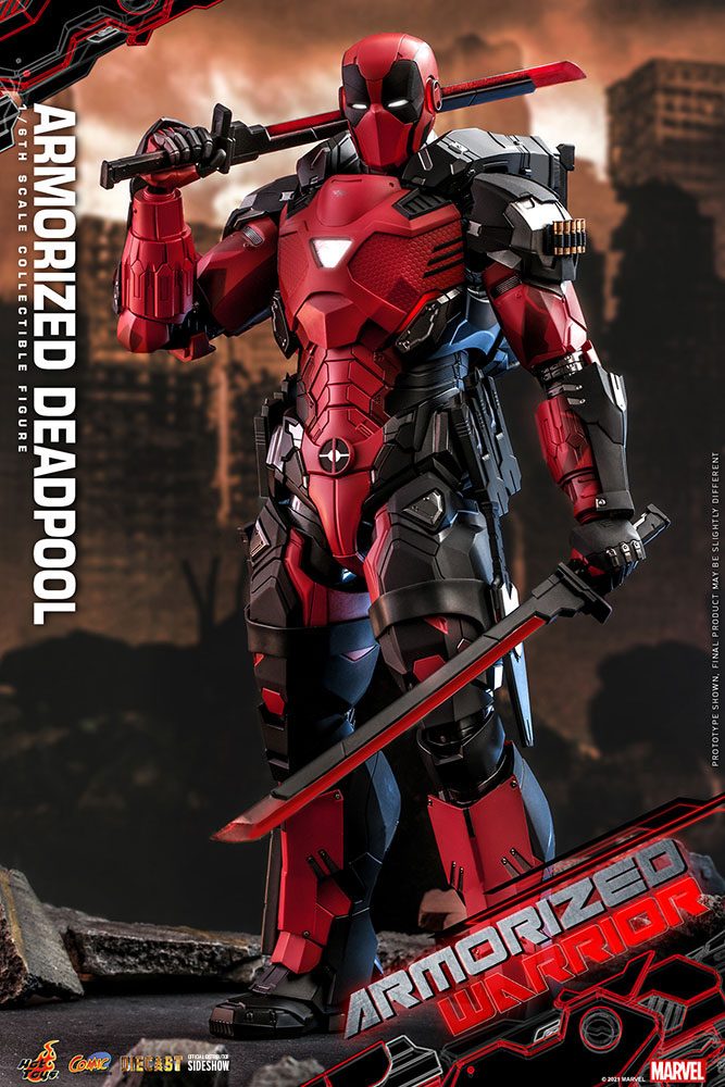 Marvel Comic - Armorized Deadpool - Masterpiece Action Figure 33 cm