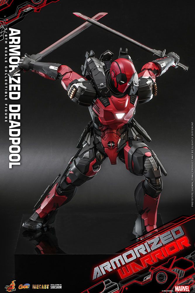 Marvel Comic - Armorized Deadpool - Masterpiece Action Figure 33 cm